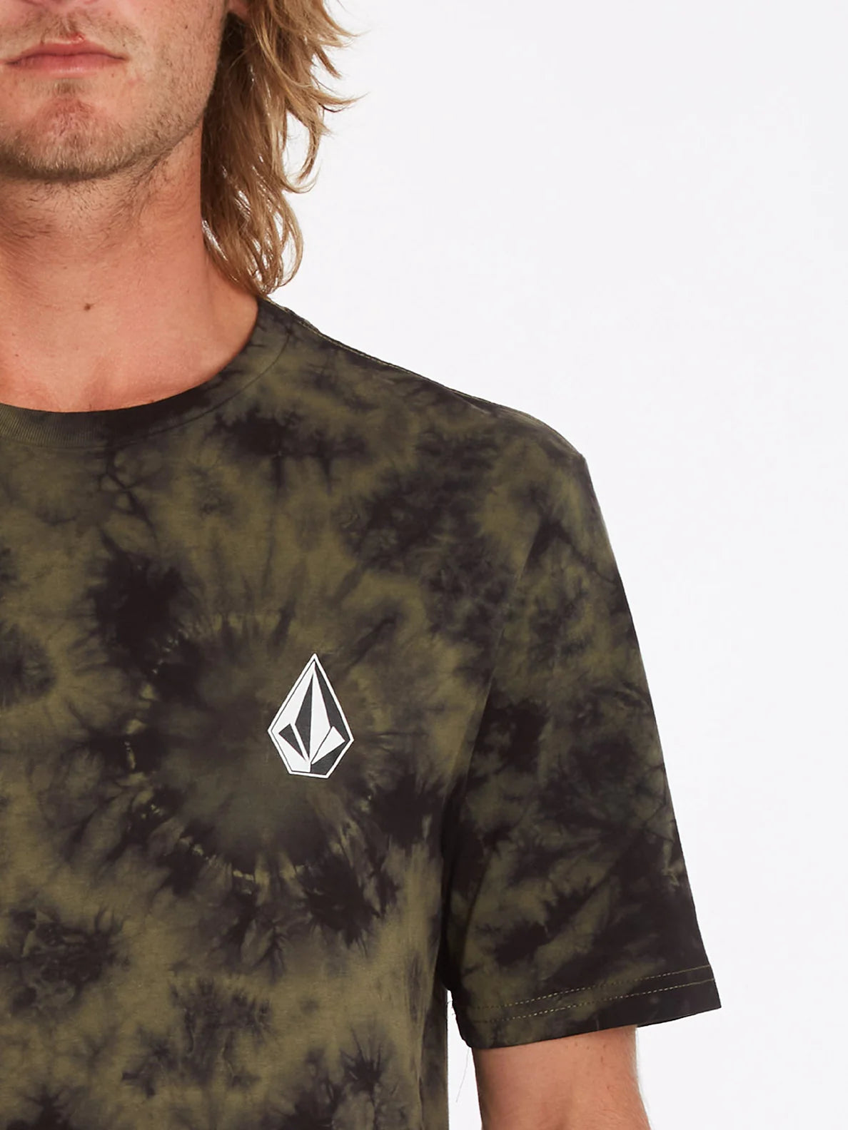 Camiseta Volcom Iconic Stone Dye Military | Best selling products | No Koongo | surfdevils.com
