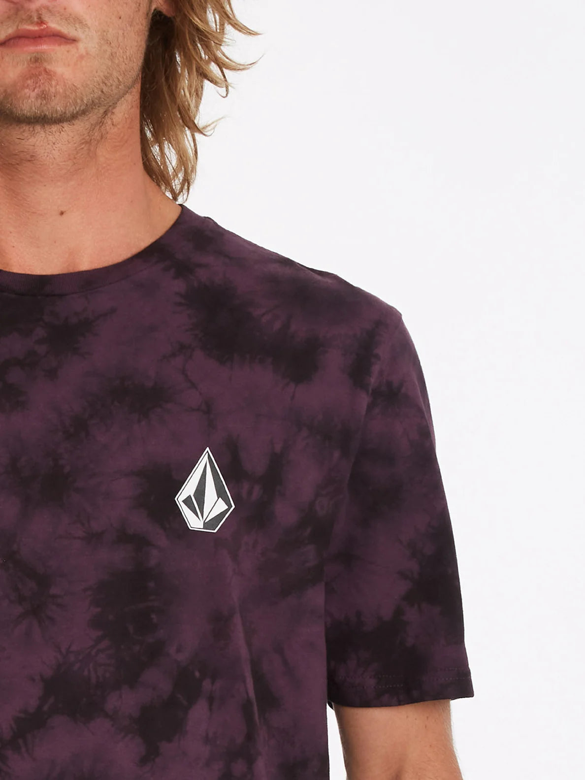 T-shirt Volcom Iconic Stone Dye Mulberry