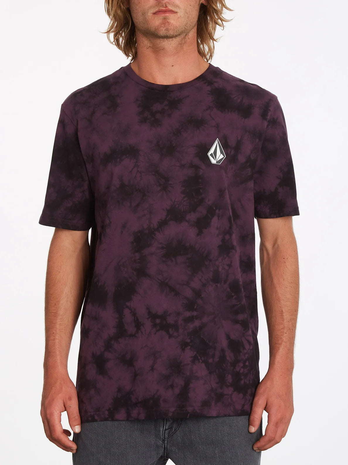 T-shirt Volcom Iconic Stone Dye Mulberry
