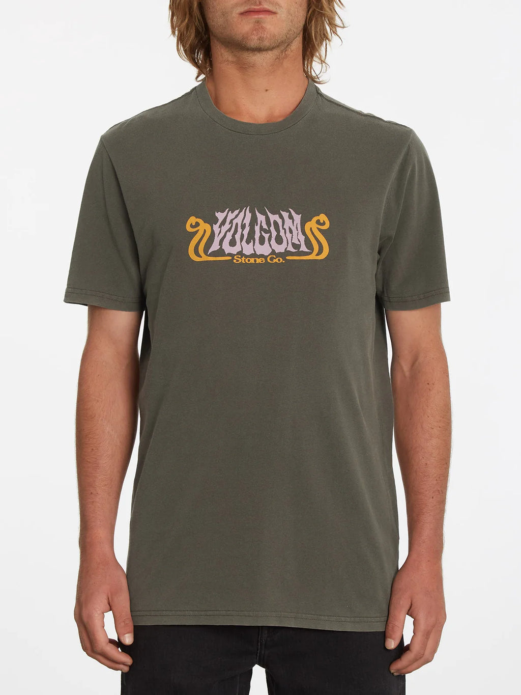 Camiseta Volcom Subterraner Dark Brown
