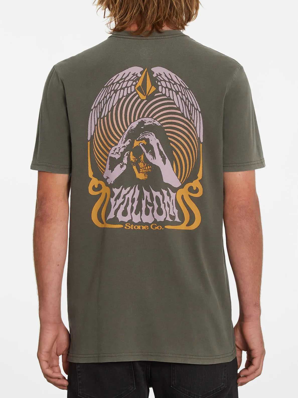 Camiseta Volcom Subterraner Dark Brown
