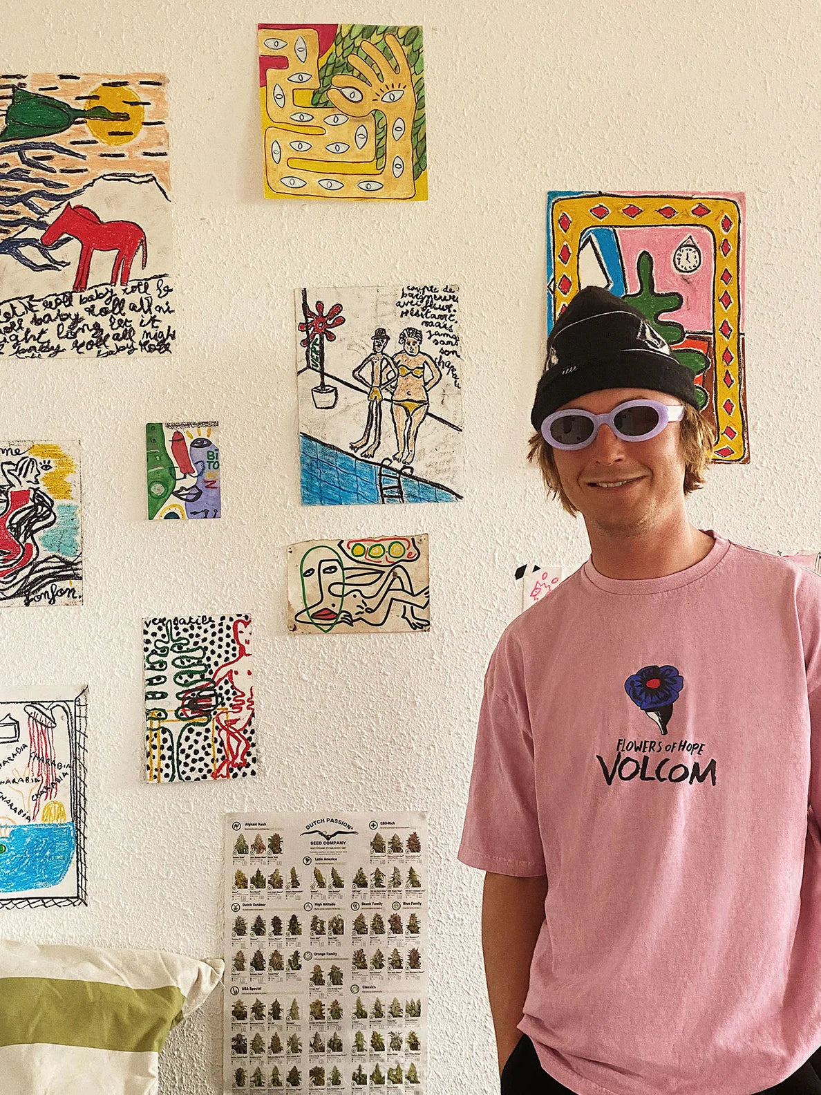 Maglietta Volcom Fa Bob Mollena Paradise Pink