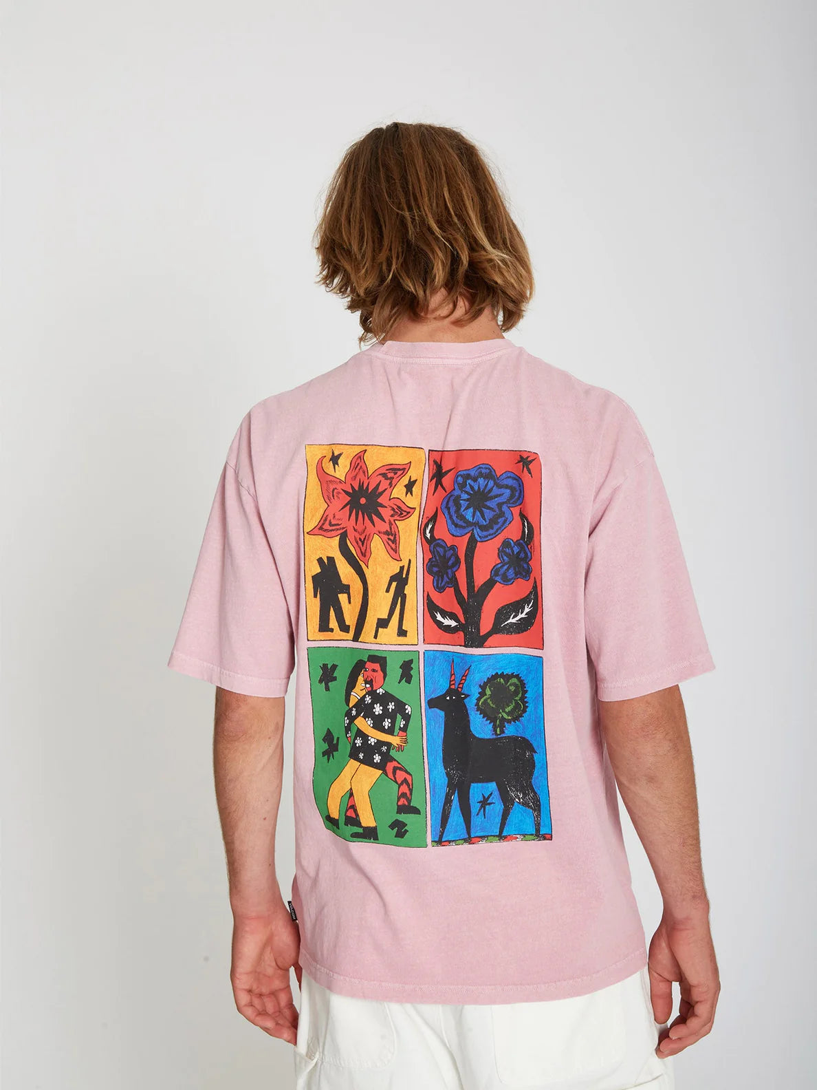 Maglietta Volcom Fa Bob Mollena Paradise Pink