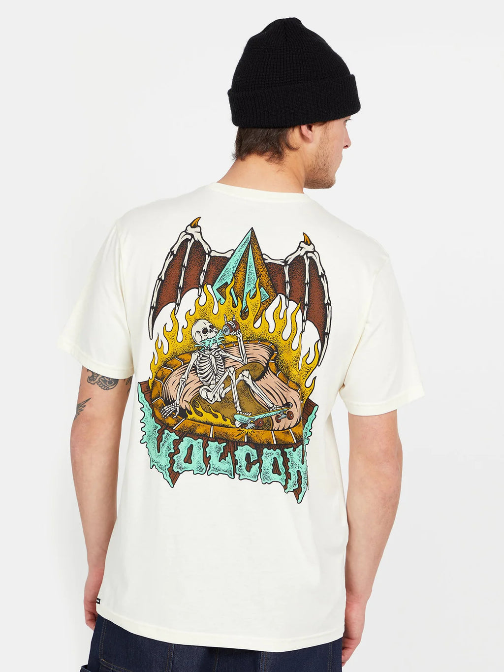Camiseta Volcom Hessian ss Off White
