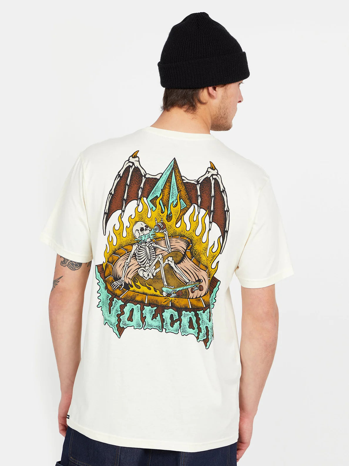 Camiseta Volcom Hessian ss Off White