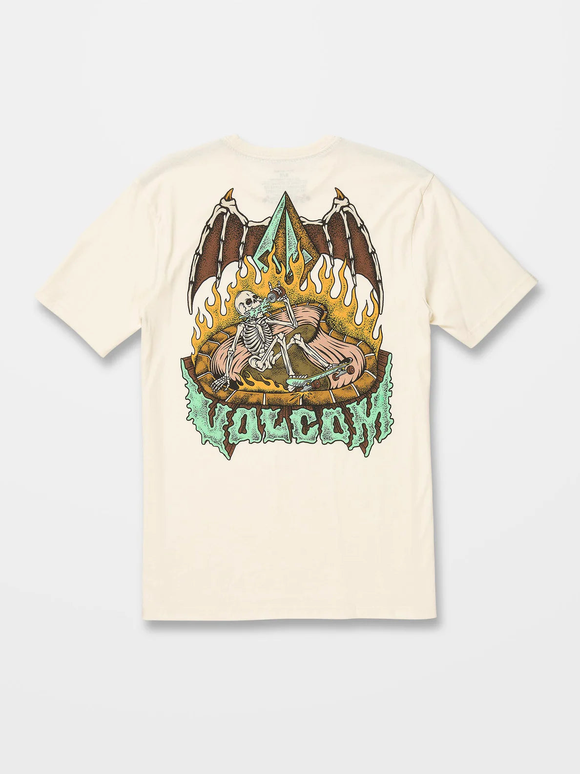 Camiseta Volcom Hessian ss Off White