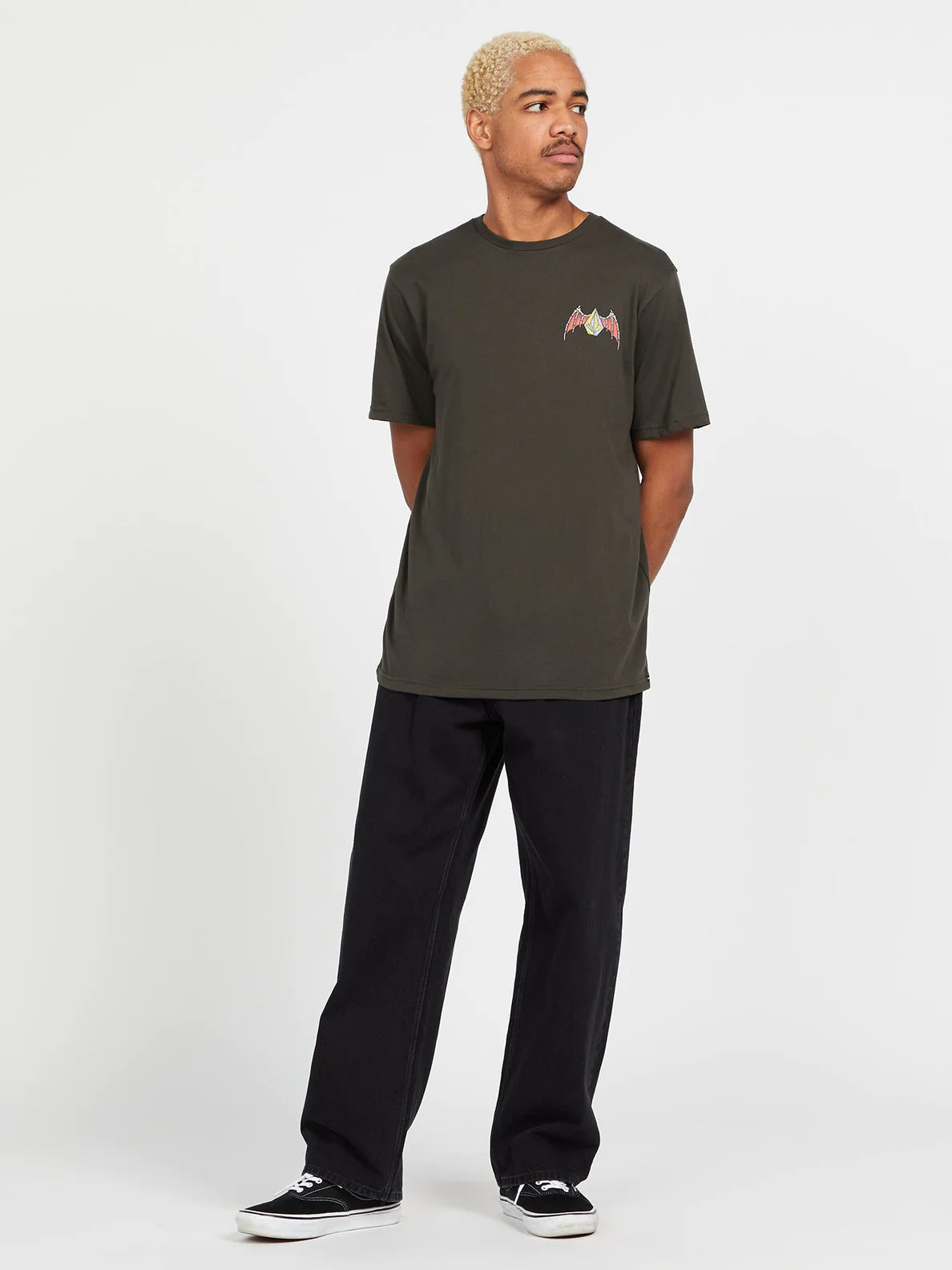 Camiseta Volcom Hessian ss Washed Black | Best selling products | No Koongo | surfdevils.com