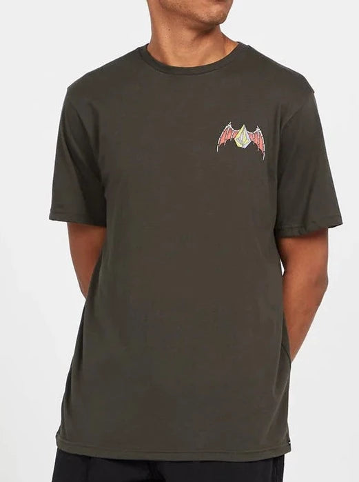 Camiseta Volcom Hessian ss Washed Black | Best selling products | No Koongo | surfdevils.com