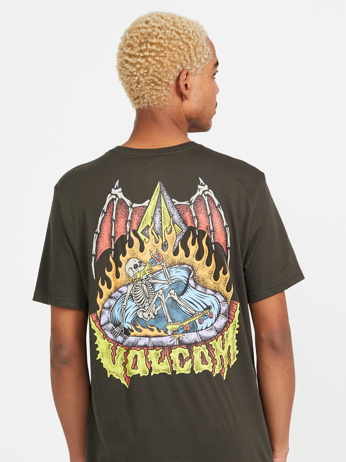 Camiseta Volcom Hessian ss Washed Black | Best selling products | No Koongo | surfdevils.com