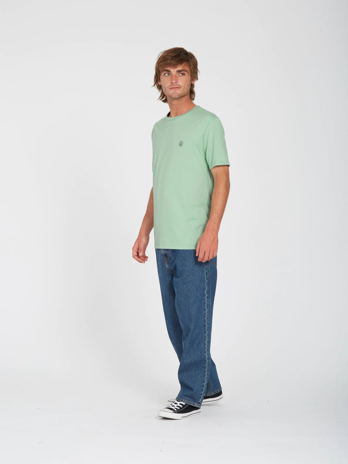 Camiseta Volcom Circle Blanks Lichen Green