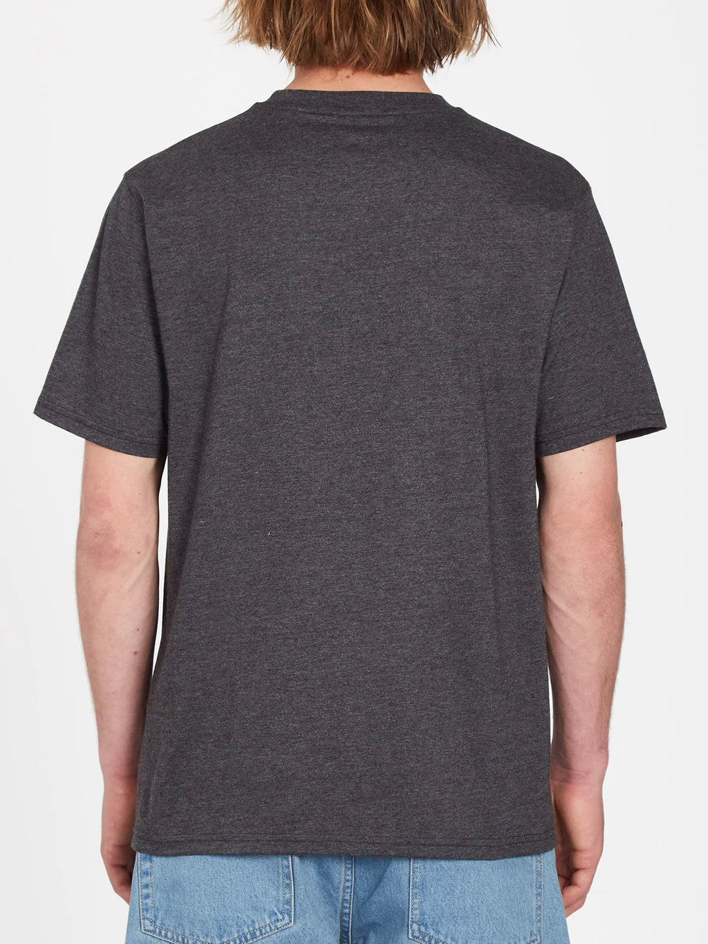 T-shirt nera erica di Volcom Circle Blanks
