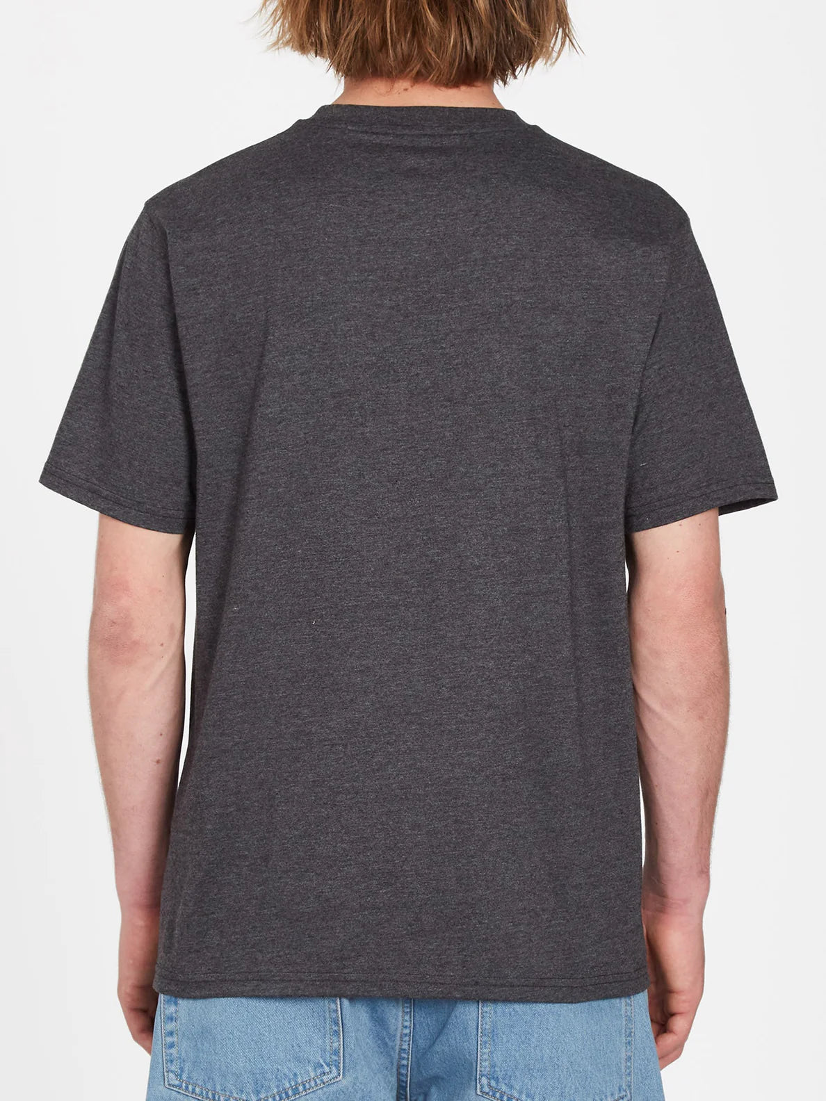 T-shirt nera erica di Volcom Circle Blanks