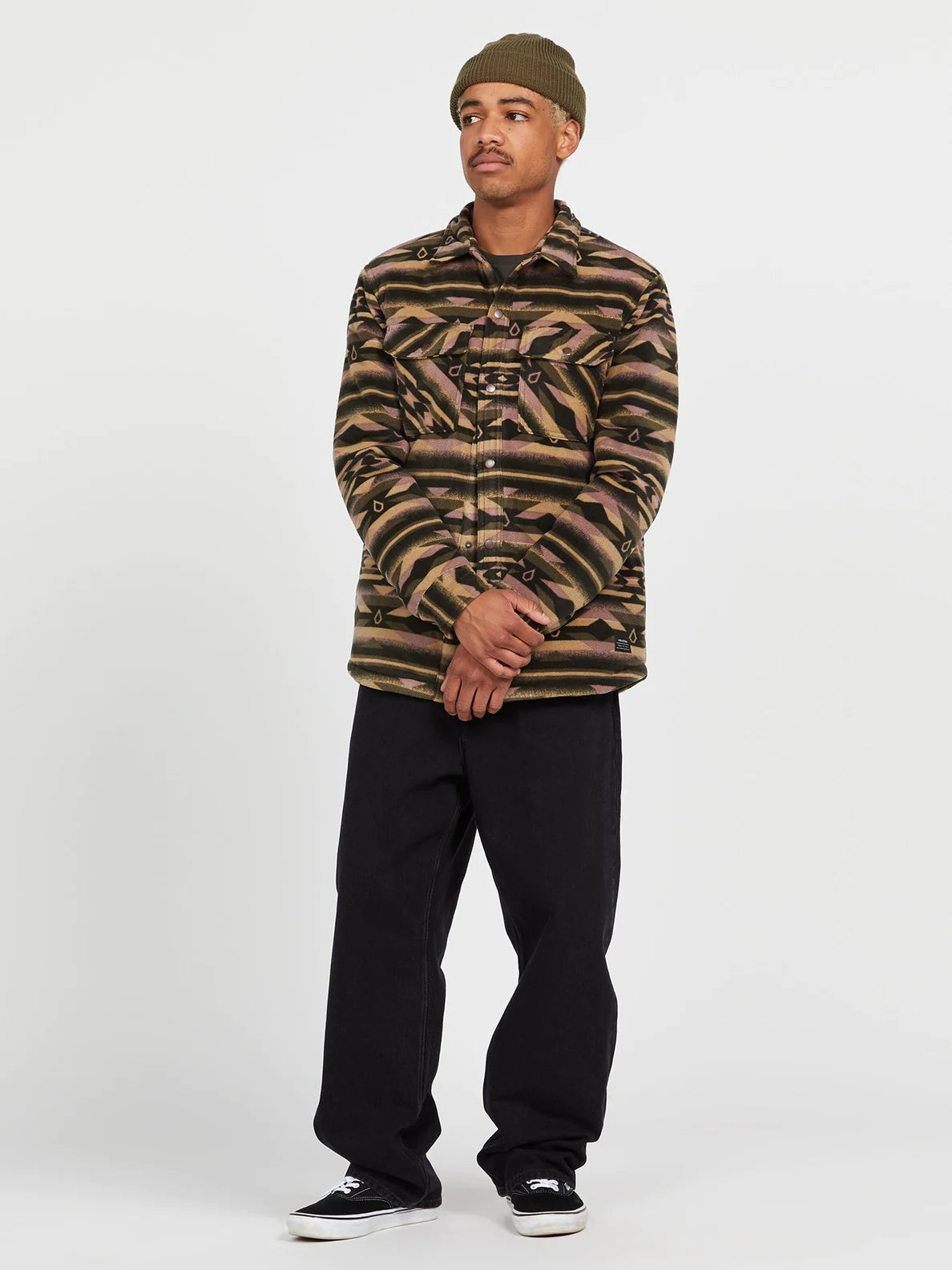 Volcom Bowered Fleece Ls Military