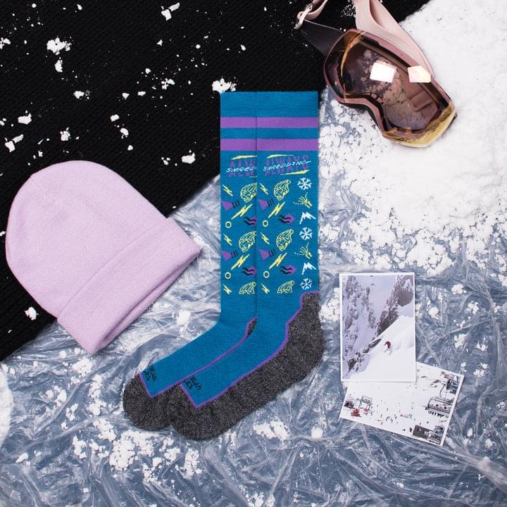 American Socks | American Socks Always Shredding - Snow Socks  | Calcetines, Snowboard, Unisex | 