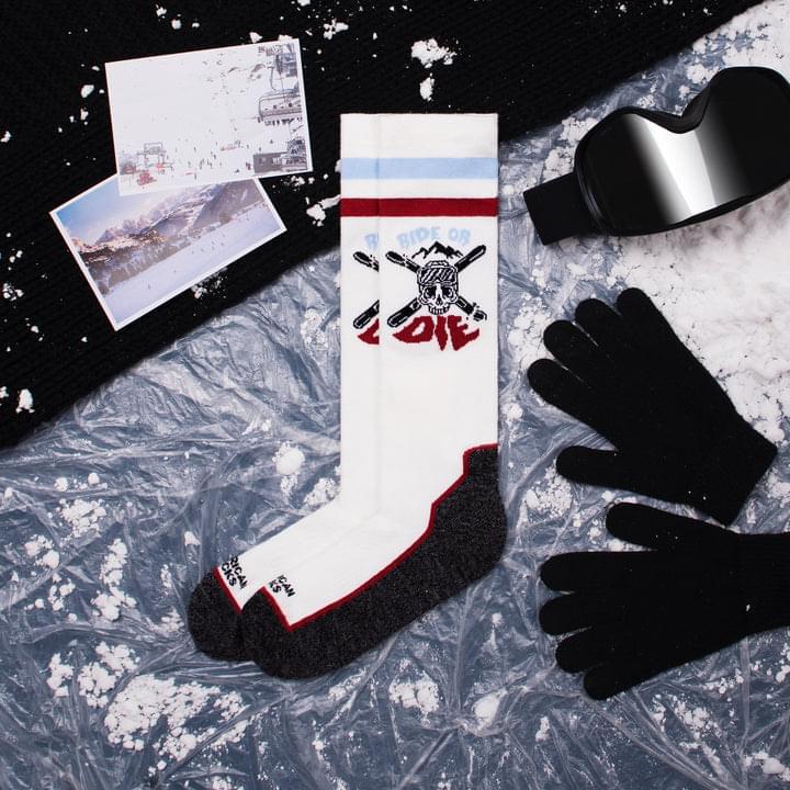 American Socks | American Socks Ride or die - Snow Socks  | Calcetines, Snowboard, Unisex | 
