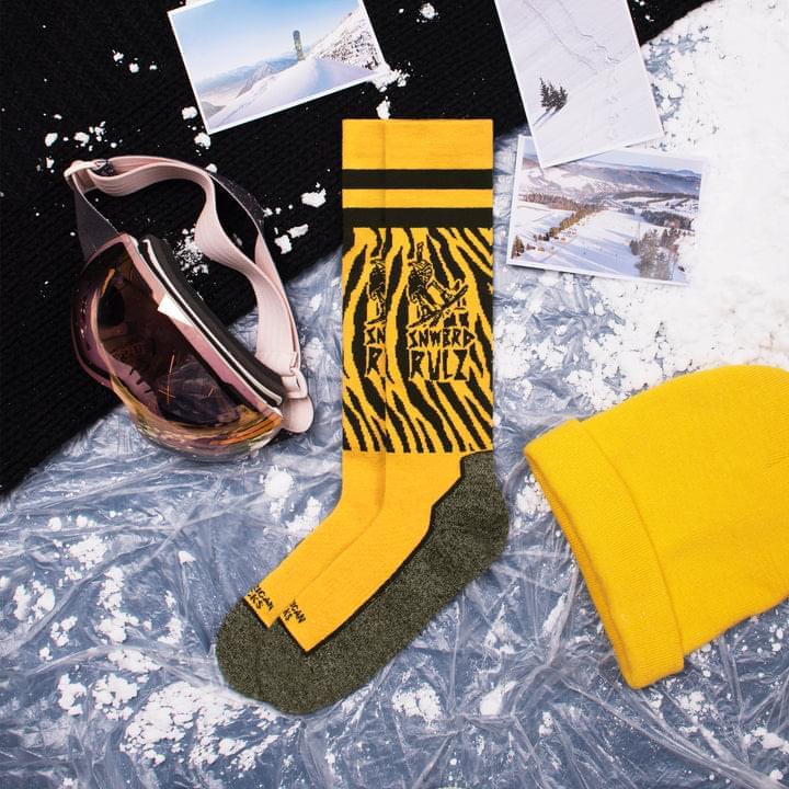 American Socks Snowboard Rules - Chaussettes de neige | Boutique de snowboard | chaussettes de snowboard | Collection_Zalando | Nouveaux produits | Produits les plus récents | Produits les plus vendus | surfdevils.com