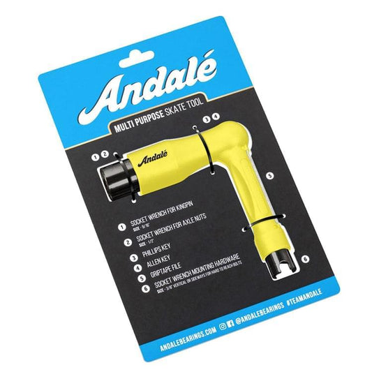 Andalé | Andalé Multi Purpose Skate Tool Yellow  | Skate, Skate Tools, Unisex | 