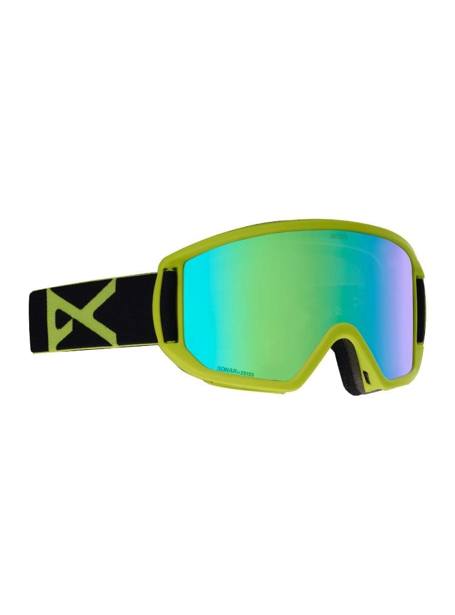Anon | Anon Relapse Black Green / Sonar Green (2 Lens)  | Goggles, Men, Snowboard | 