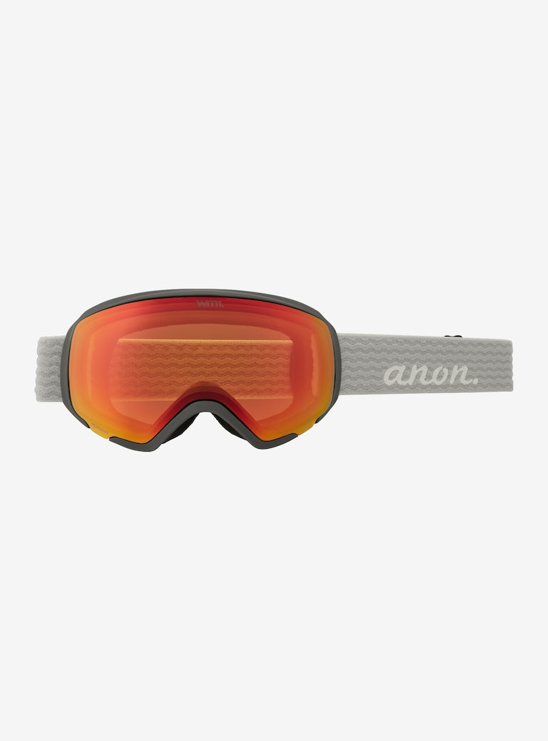 Anon | Anon Wm1 Goggles + Bonus Lens + Mfi Face Mask Gray  | Goggles, Snowboard, Unisex, W21 (fall / Winter 21), Women | 