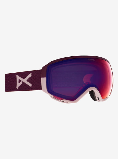 Anon | Anon Wm1 Goggles + Bonus Lens + Mfi Face Mask Purple  | Goggles, Snowboard, Unisex, W21 (fall / Winter 21), Women | 