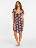 Volcom Thee Metallion Kleid Mitternachtsblau