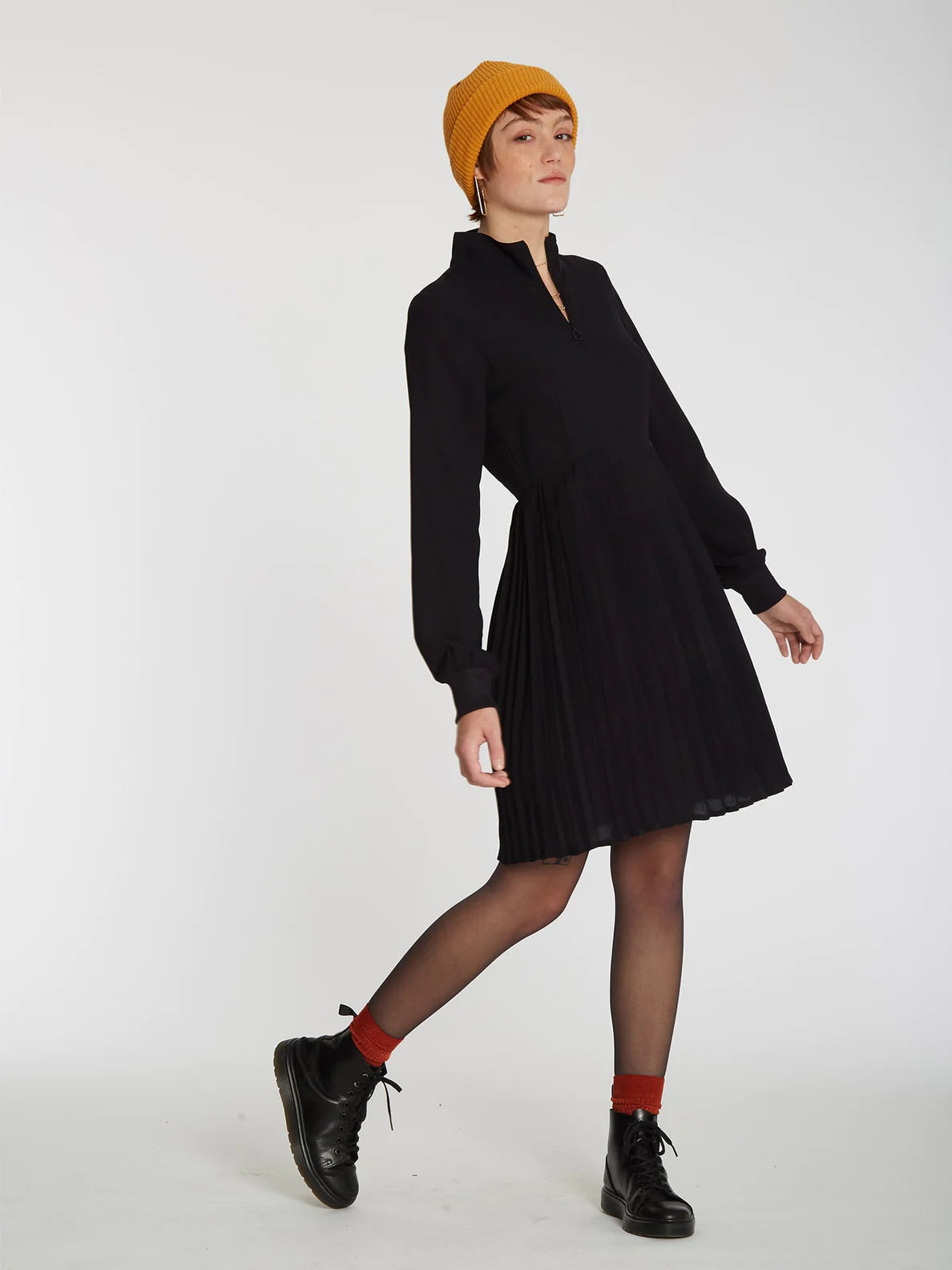 Vestido Volcom Sabilly Dress Black | Vestidos | Volcom Shop | surfdevils.com