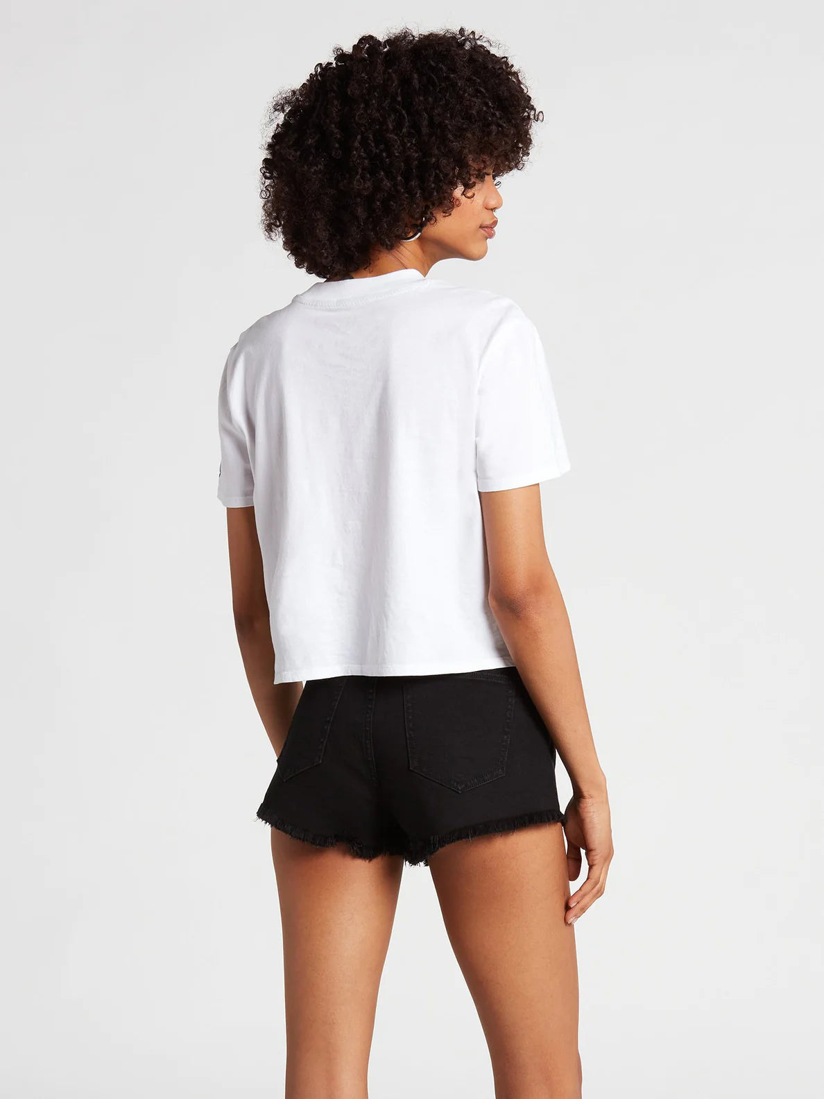 Volcom Stoney Stretch Short Premium Wash Black | Mujer Pantalones | Shorts de mujer | Volcom Shop | surfdevils.com