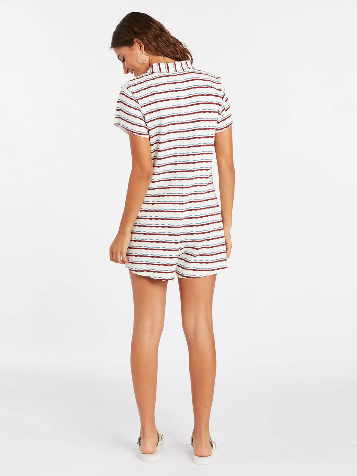 Volcom Coco Ho Romper Star White Jumpsuit