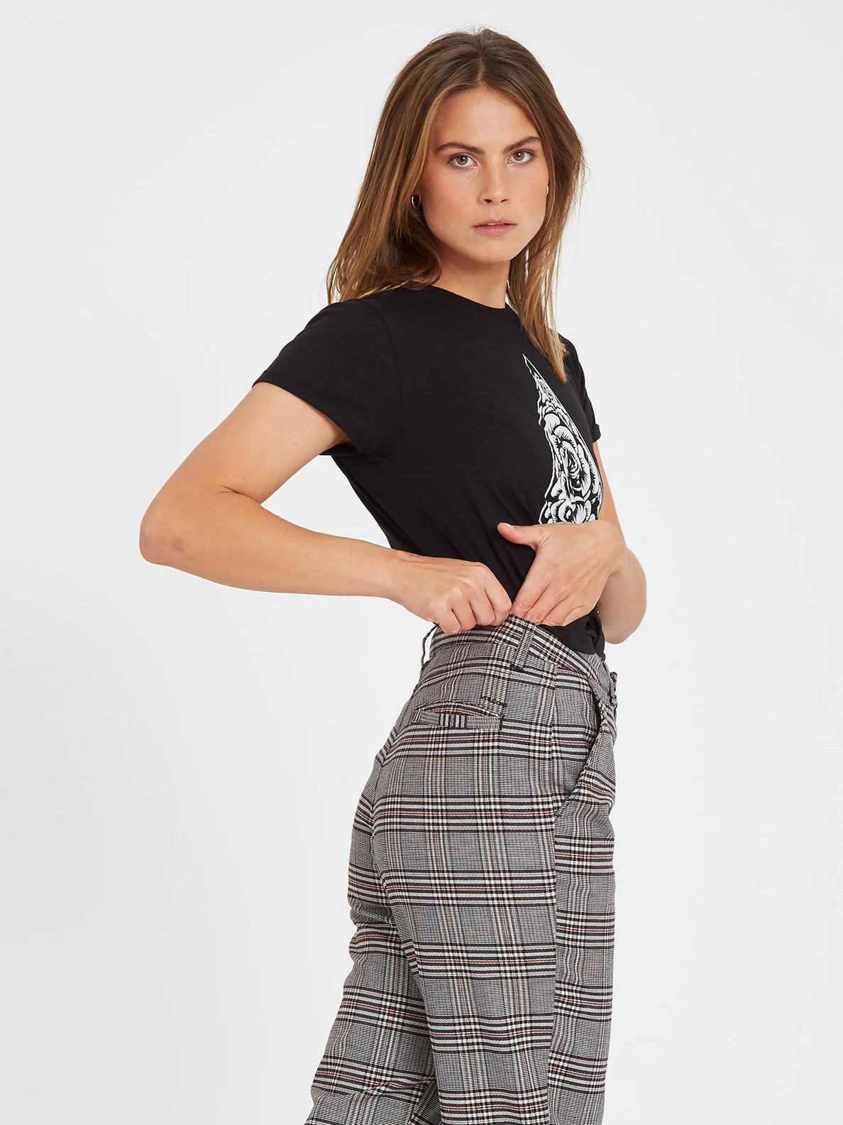 Volcom Radical Daze Black Girl's T-Shirt