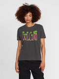 Volcom Truly Ringer Black Girl's T-Shirt