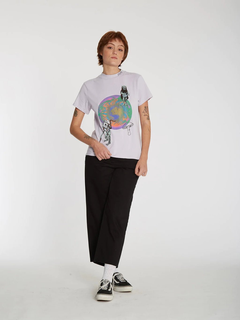 Volcom Chrissie Abbott x French Lavender Girl T-Shirt