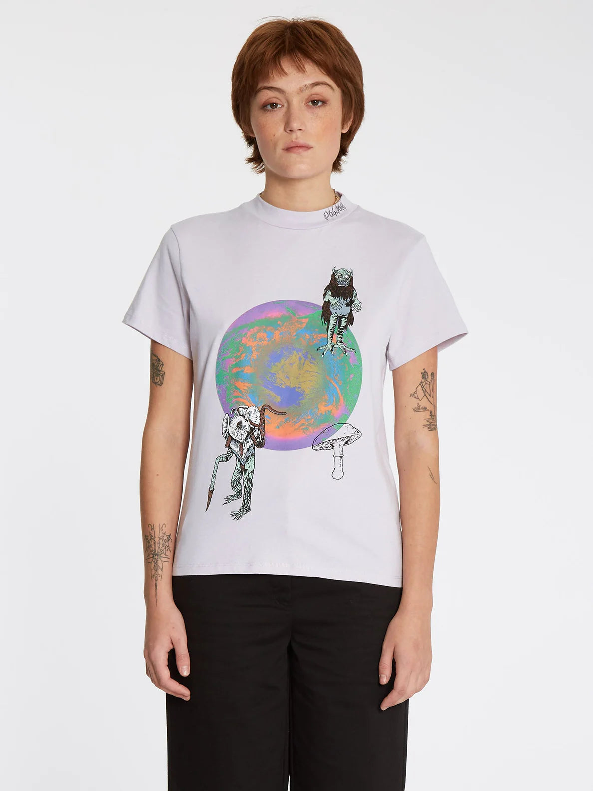 Volcom Chrissie Abbott x French Lavender Girl T-Shirt
