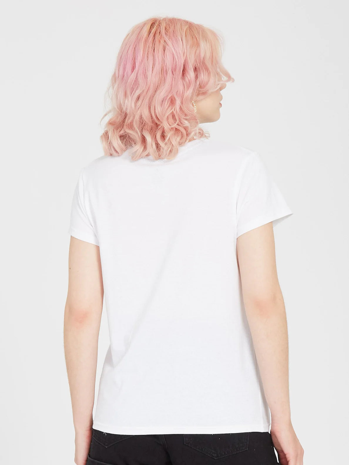 Camiseta Chica Volcom Stone Blanks Tee White | Camisetas manga corta de mujer | Volcom Shop | surfdevils.com
