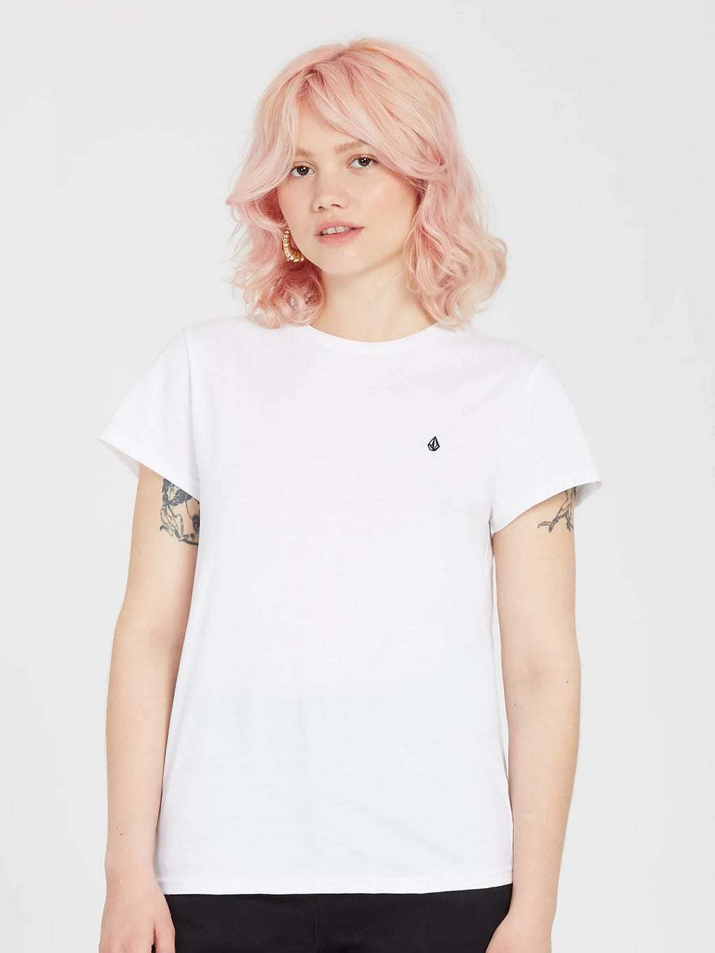 Volcom Stone Blanks T-Shirt Weißes Mädchen-T-Shirt