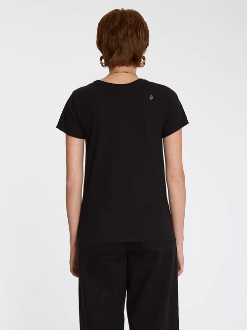 T-shirt Volcom Radical Daze Tee nera da ragazza