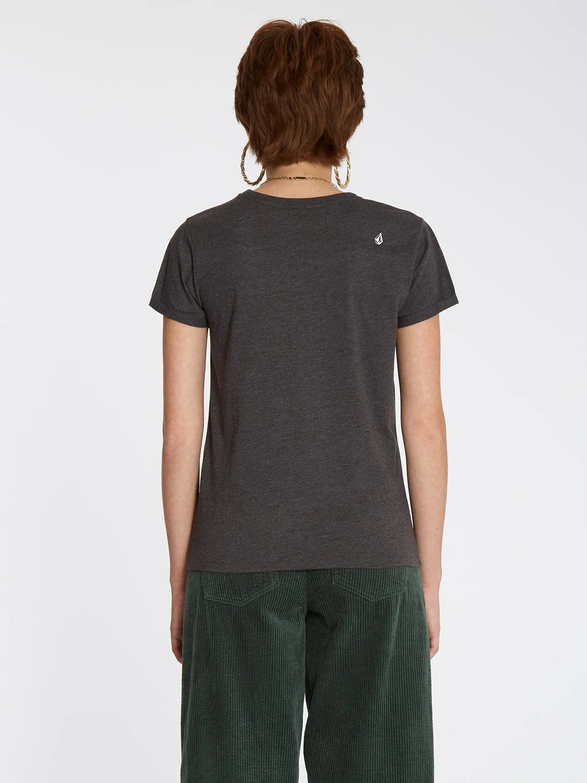 Volcom Radical Daze Tee Charcoal Girl's T-Shirt