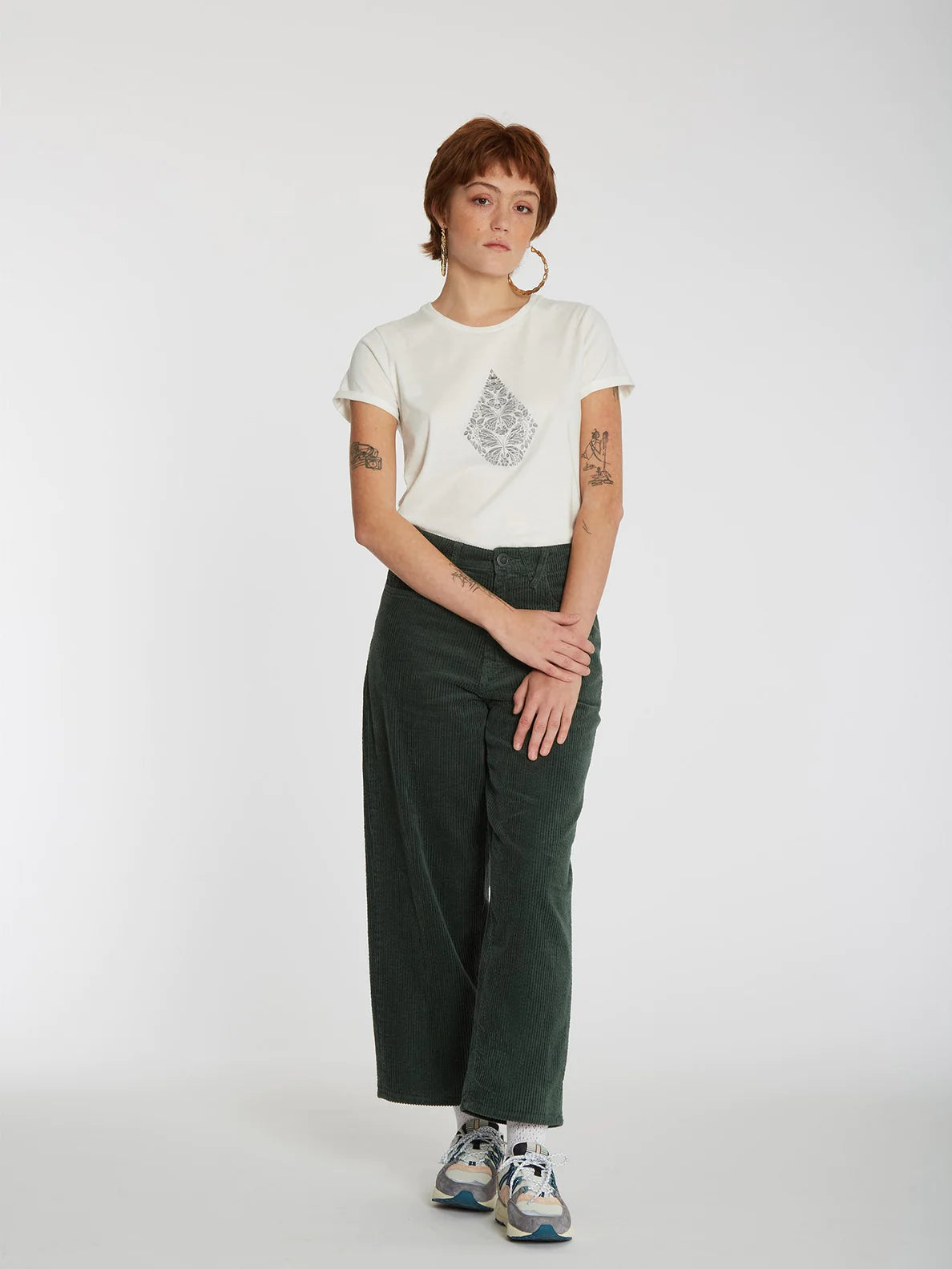 Volcom Radical Daze Tee Star Weißes Mädchen-T-Shirt | Kurzarm-T-Shirts für Damen | Meistverkaufte Produkte | Neue Produkte | Neueste Produkte | Sammlung_Zalando | Volcom-Shop | surfdevils.com