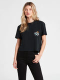 Camiseta Chica Volcom Pocket Dial Tee Black