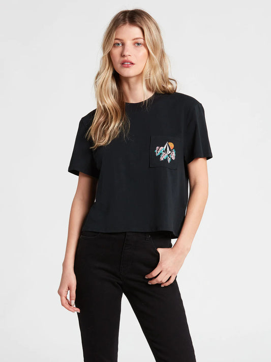 New products | Volcom Pocket Dial Tee Black Girl's T-Shirt