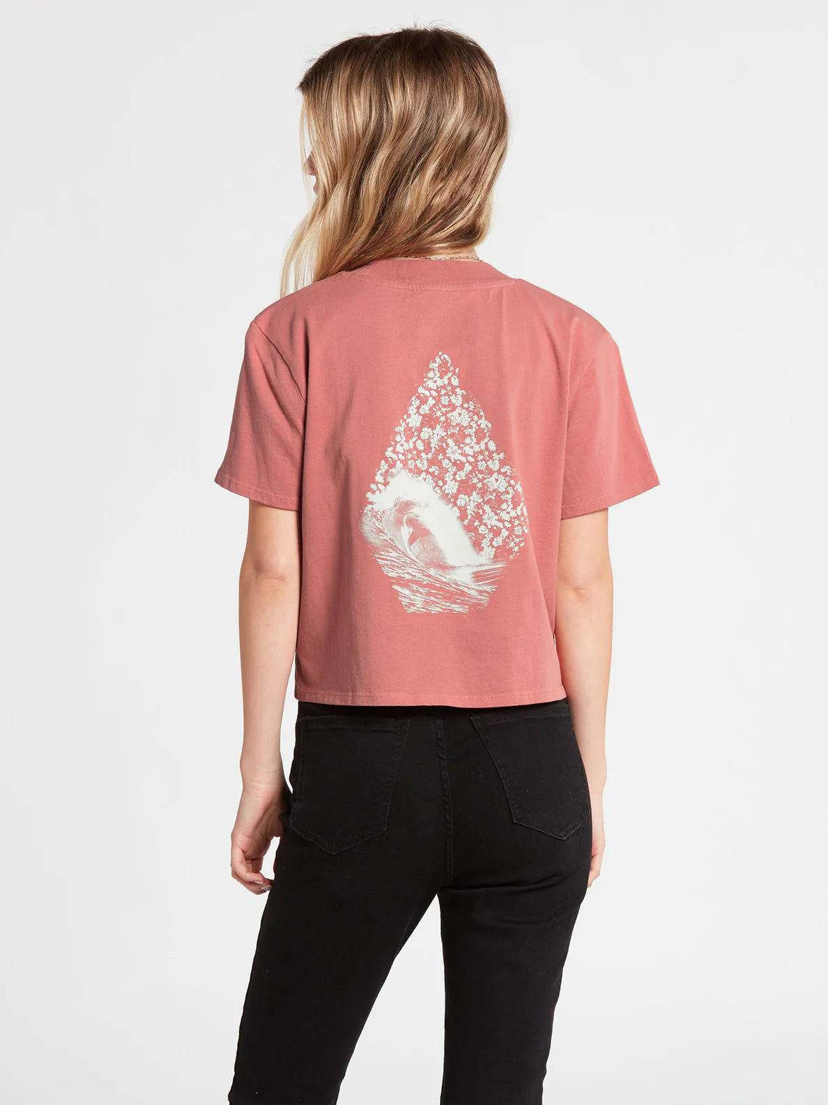 Volcom Pocket Dial Tee Sepia Girl's T-Shirt