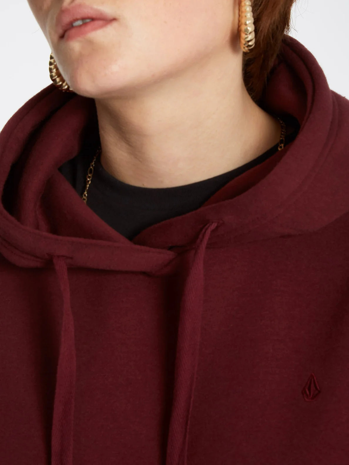 Sudadera Volcom Stone Heart II Hoodie Burgundy