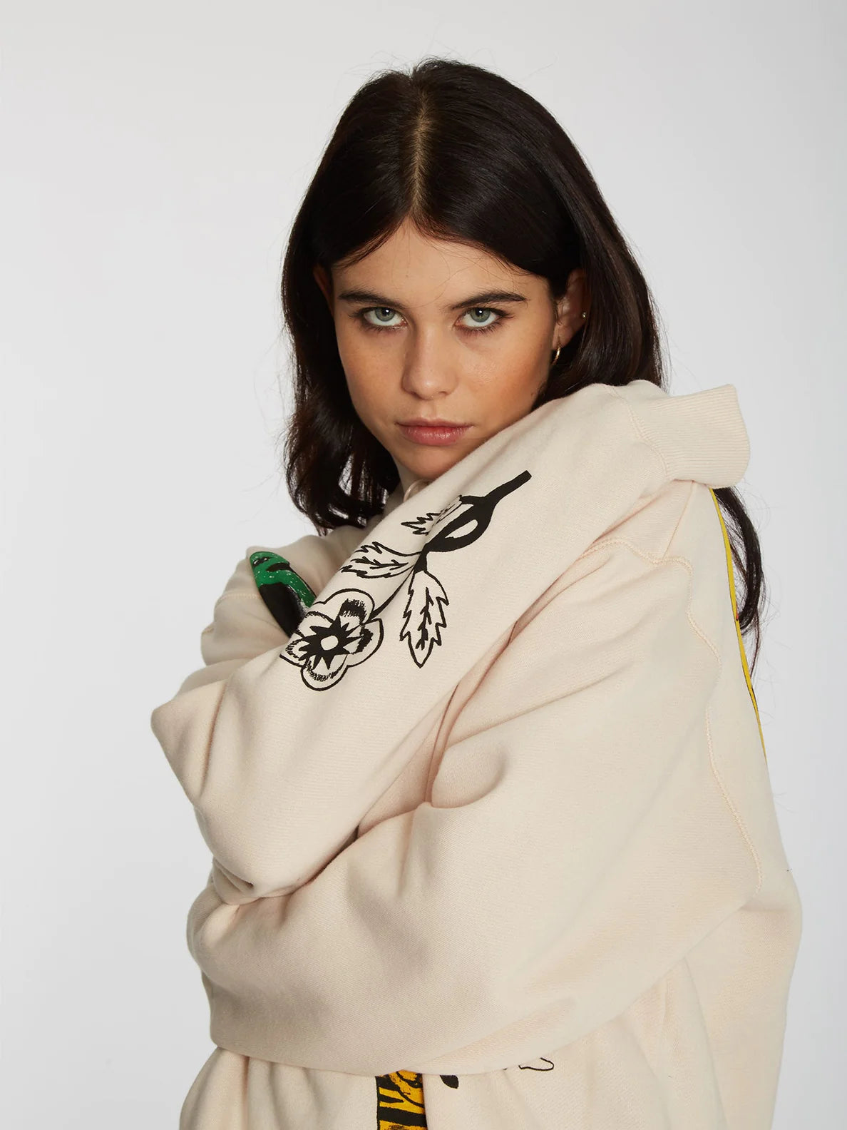 Sudadera Chica Volcom Bob Mollema Sand