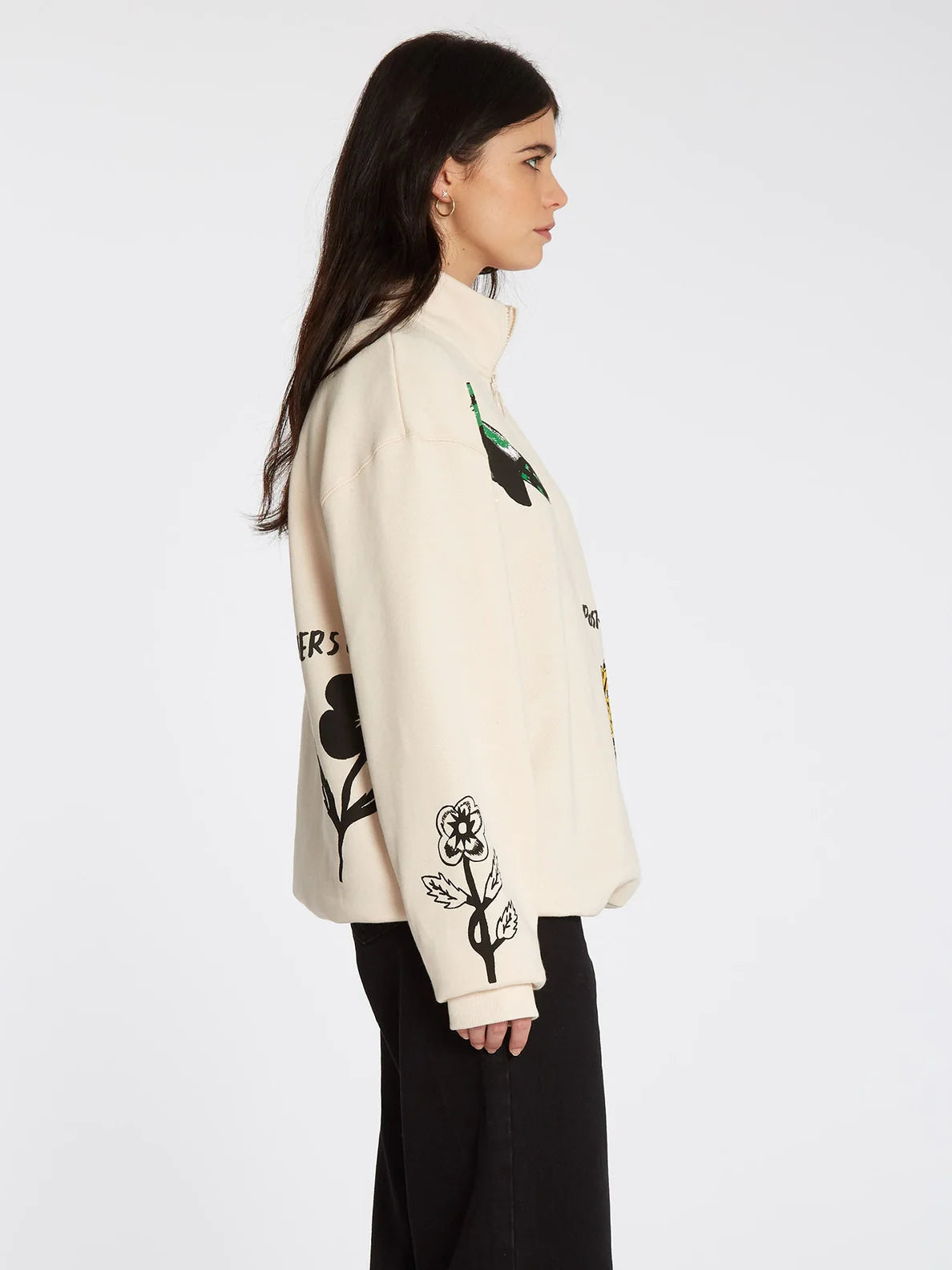 Sudadera Chica Volcom Bob Mollema Sand