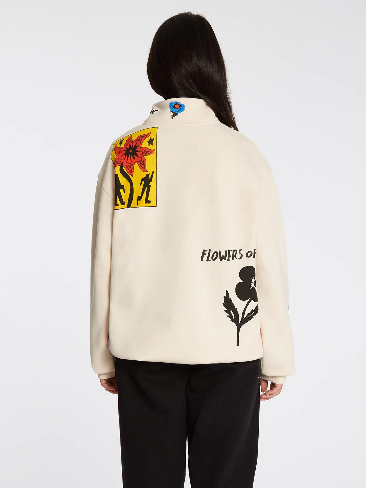 Sudadera Chica Volcom Bob Mollema Sand