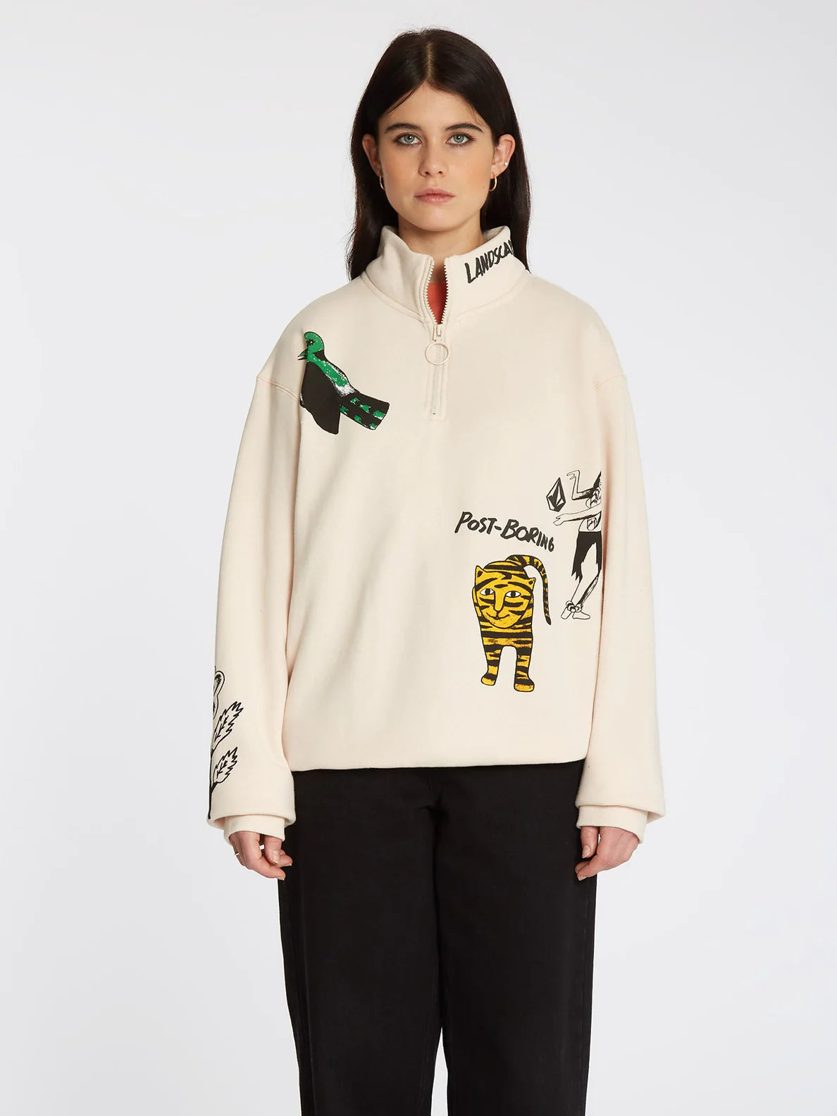 Sudadera Chica Volcom Bob Mollema Sand