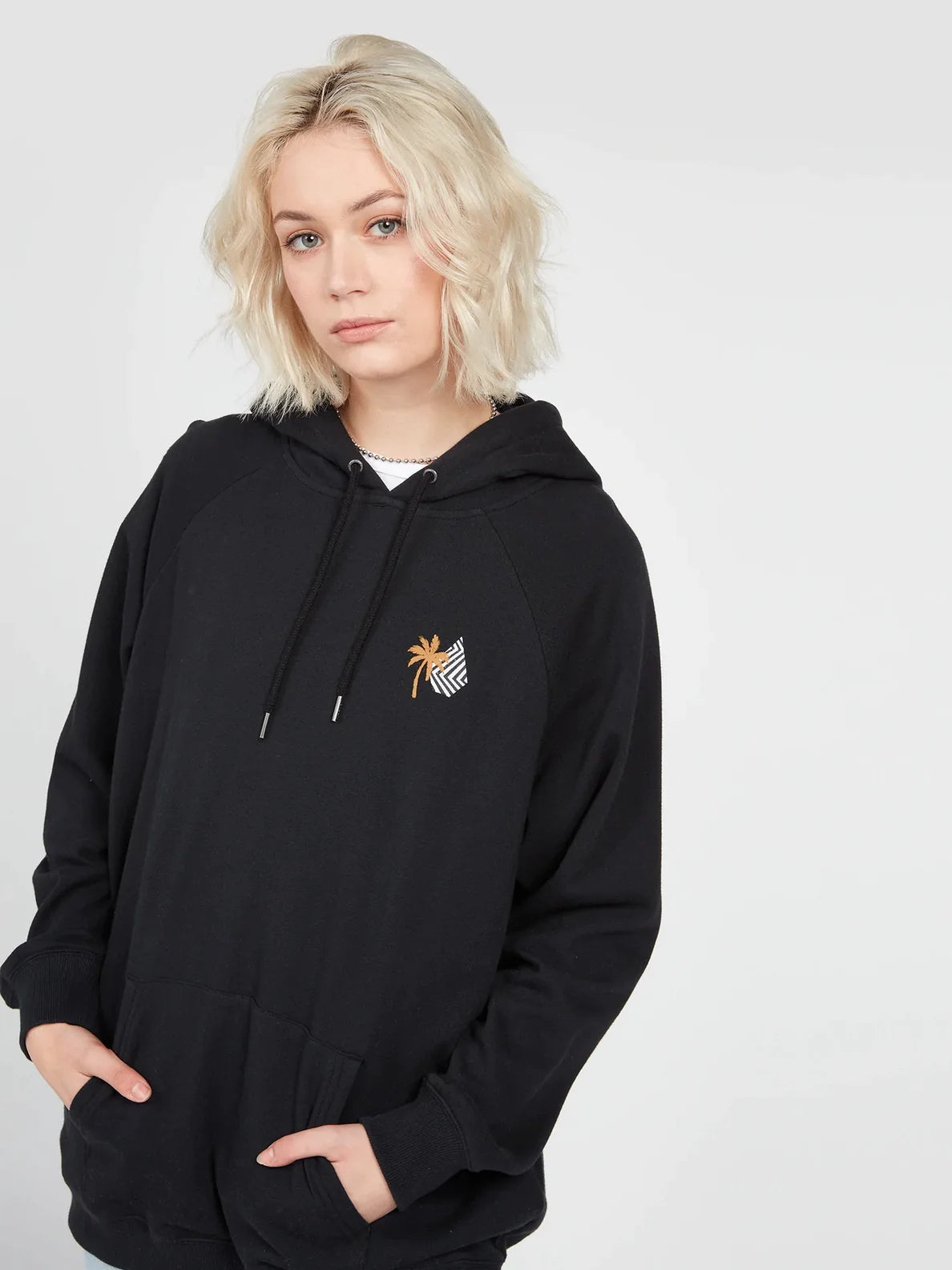 Sweat Volcom Truly Stocked BF Pullover Fille Noir