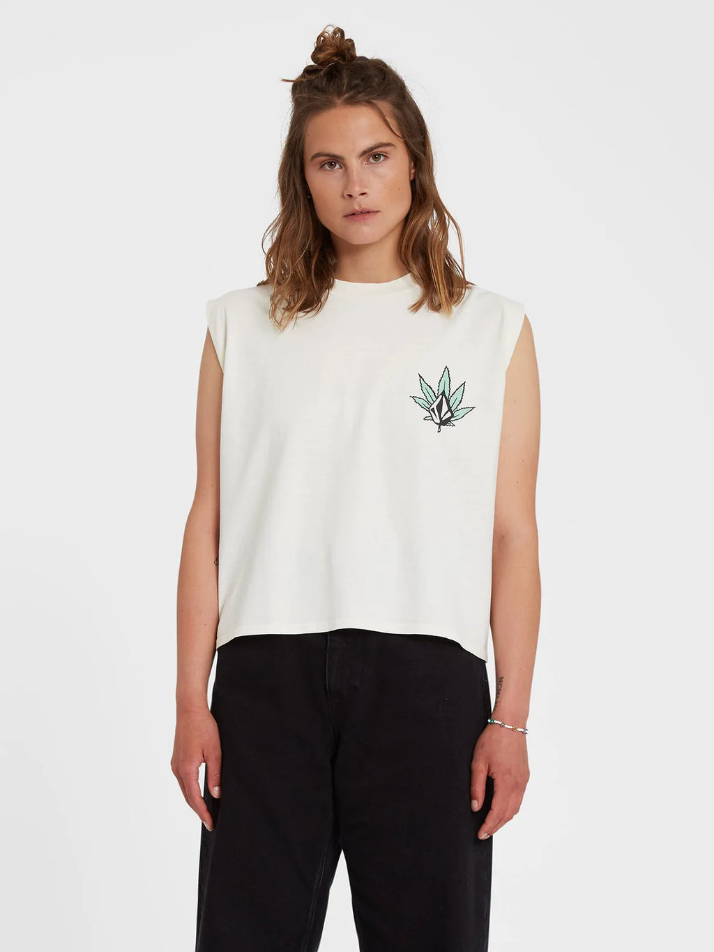 Camiseta Chica Volcom Volnex Tank Top Star White