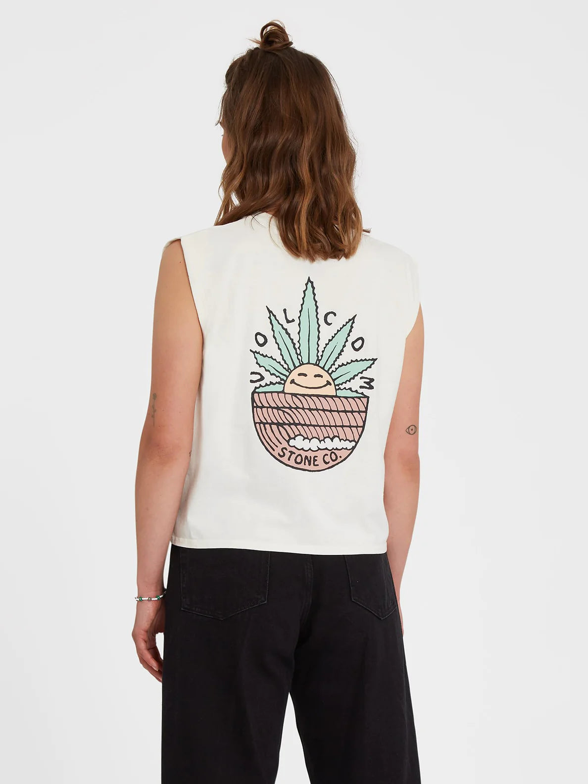 Camiseta Chica Volcom Volnex Tank Top Star White | surfdevils.com