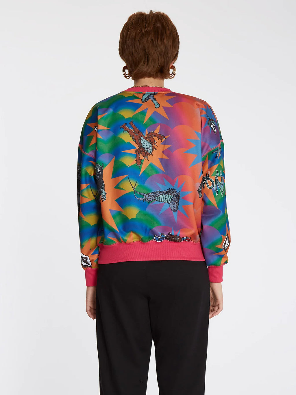 Sudadera Chica Volcom Chrissie Abbott x French Crew Multi