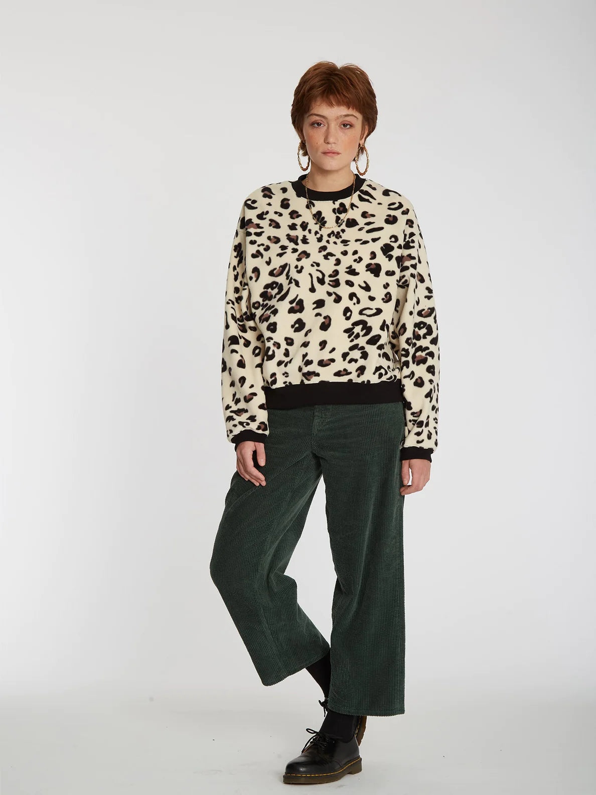 Felpa da donna Volcom Error 101 Crew Sabbia